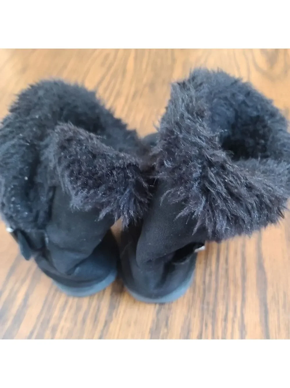 Children's Place Girls Winter Boots Faux Fur Size 1